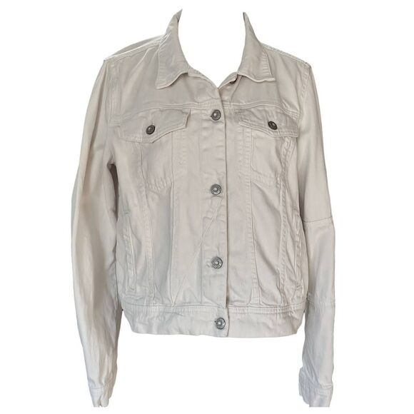 Free People We The Free Rumors Denim Jacket – Ivory – Size - Picture 3 of 11